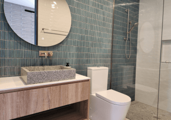 Coastal house exterior angle