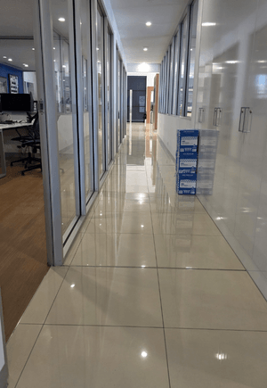 Powder Room and Hallway